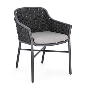 BIZZOTTO SEDIA C-BR C-C EVERLY ANTR QS22/GRAPHITE