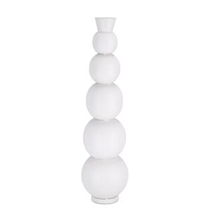 BIZZOTTO BOTTIGLIA DECORATIVA RIDHI BIANCO H76