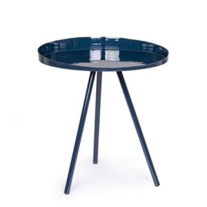 BIZZOTTO tavolino rotondo ANCHITA blu Ø46,5 × 50 cm