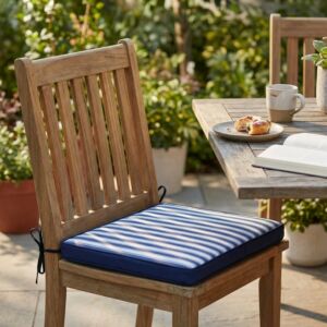 CUSCINO REAL SEDUTA LARGE RIGA BLU