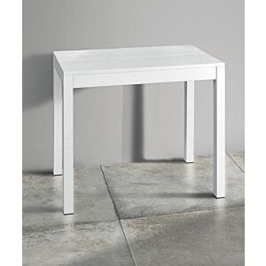 857 TAVOLO A CONSOLLE 90 X 50/100/150/200/250/300 BIANCO