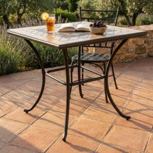 TAVOLO QUADRATO NEREO 80 X 80