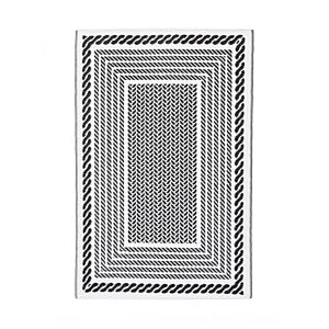 BIZZOTTO TAPPETO KASHAN BIANCO-NERO 150X210