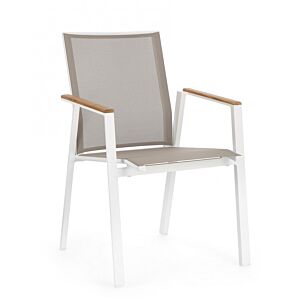 BIZZOTTO SEDIA C-BR CAMERON BIANCO GK50