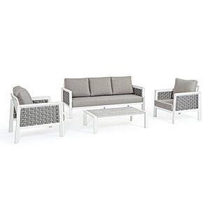 BIZZOTTO SET4 SALOTTO C-C OTAVIO BIANCO WG20