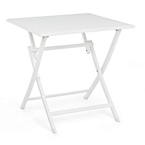 BIZZOTTO Tavolo pieghevole ELIN 70x70 bianco LH30