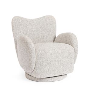 BIZZOTTO poltrona girevole HARPER grigio chiaro