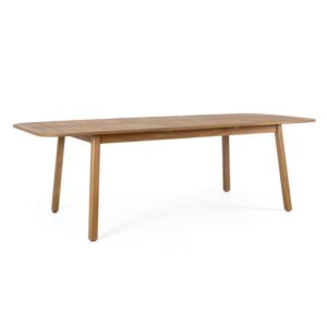 BIZZOTTO tavolo da pranzo da giardino allungabile DANUBIO 180–240 × 100 FSC