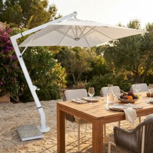 OMBRELLONE VENERE BIANCO DE LUXE P/L 3 X 3