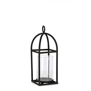 BIZZOTTO LANTERNA SIWAN 1M NERO TRASP H35,5