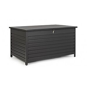 BIZZOTTO Baule da giardino ATLANTIC S con maniglia e ruote – 141x71x74 cm
