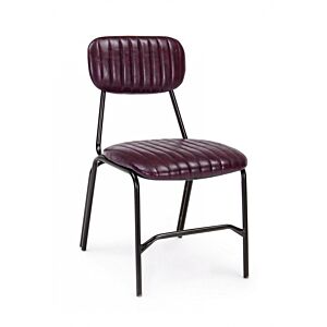 BIZZOTTO Sedia DEBBIE – bordeaux, vintage | Bizzotto