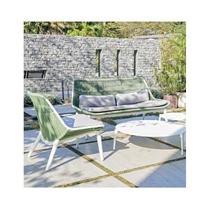 SET SEDUTE DA GIARDINO COMO CON CUSCINI
