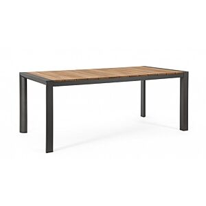 BIZZOTTO TAVOLO CAMERON 180X90 ANTRACITE GK52