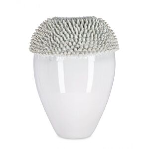 BIZZOTTO VASO IKU BIANCO VERDE H47,5
