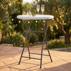 Tavolo alto pieghevole CATERING Ø 60 CT-804546