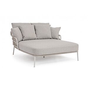BIZZOTTO Lettino prendisole – Daybed 2 posti TALAIA FROSTY con cuscini