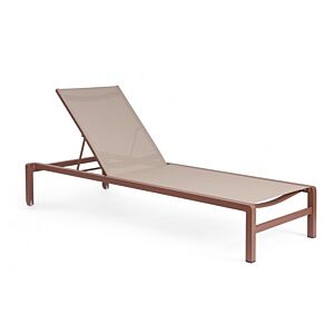 BIZZOTTO Lettino da giardino con ruote KONNOR BARN