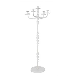 BIZZOTTO CANDELABRO RIDHI 5FUOCHI BIANCO H123