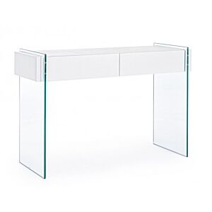 BIZZOTTO CONSOLLE 2C LINE WOOD BIANCO 110X40