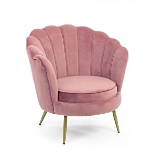 BIZZOTTO poltrona imbottita GILIOLA rosa antik