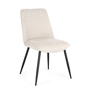 BIZZOTTO SEDIA CORA NERO/BEIGE