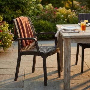 Sedia da giardino INDIANA colore Marrone WI-806917-MRNE
