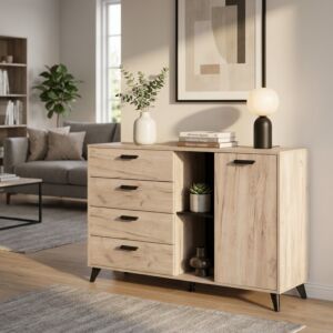 11008659 MOBILE UMBRIA ROVERE GRIGIO E NERO