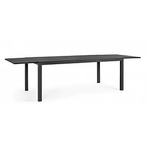 BIZZOTTO Tavolo da giardino allungabile HILDE 200-300X100 antracite LH32