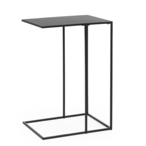 BIZZOTTO tavolino rettangolare ALRIK nero 40 × 30 × 58 cm