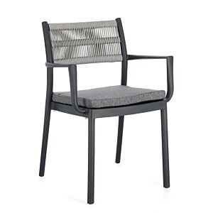 BIZZOTTO SEDIA C-BR C-C ALVIN ANTRACITE/GRIGIO CH