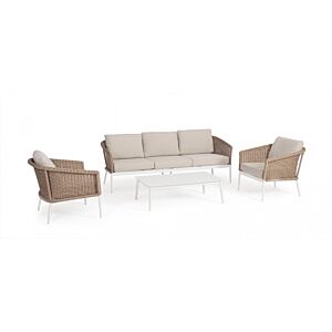 BIZZOTTO Set salotto da giardino SET4 OCEANA VAPOR YK15 con cuscini