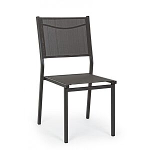 BIZZOTTO Sedia da giardino HILDE antracite LH32