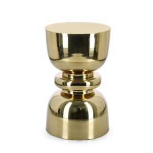 BIZZOTTO tavolino rotondo ANIMESH shiny brass