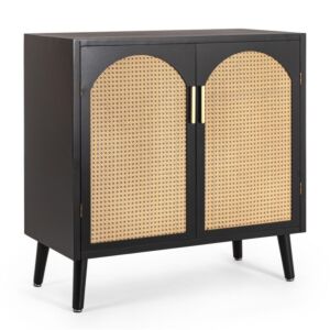 BIZZOTTO credenza a 2 ante JOSINE nera