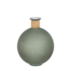 BIZZOTTO VASO ROTANG BOMB VT VERDE H25