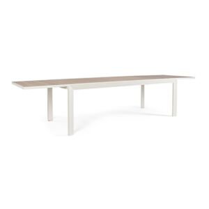 BIZZOTTO tavolo da giardino allungabile BELMAR 220–340 × 100 VAPOR