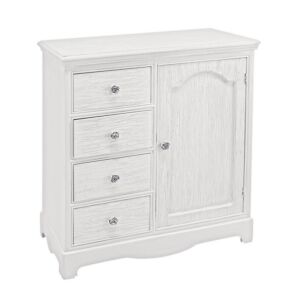 BIZZOTTO credenza con 1 anta e 4 cassetti BLANC