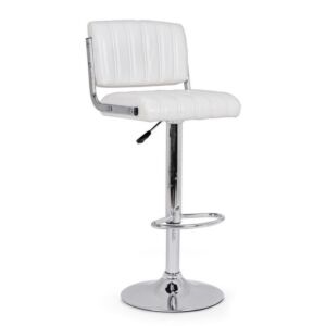 BIZZOTTO sgabello bar BARCLAY bianco imbottito