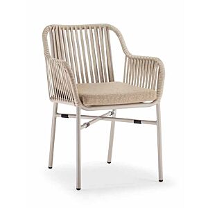 Poltrona da giardino BEVERLY con cuscino