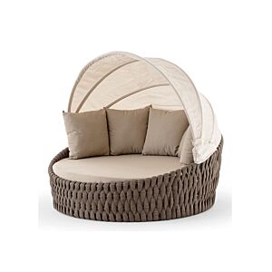 Lettino – Daybed EDEN con cuscini e parasole