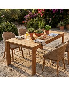 Tavolo da giardino rettangolare BANDUNG 200 &times; 100