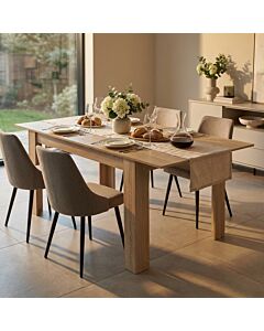 Tavolo allungabile EMMET naturale 140/190 &times; 90