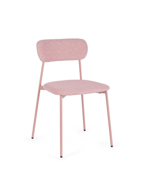 BIZZOTTO sedia imbottita INKA rosa