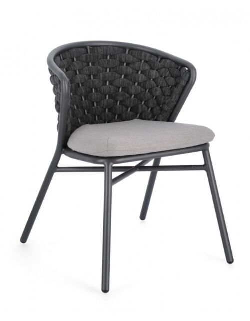 BIZZOTTO SEDIA C-C HARLOW ANTRACITE QS22/GRAFITE