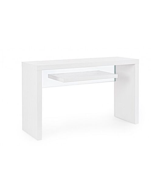 BIZZOTTO CONSOLLE 2P LINE WOOD BIANCO 120X40