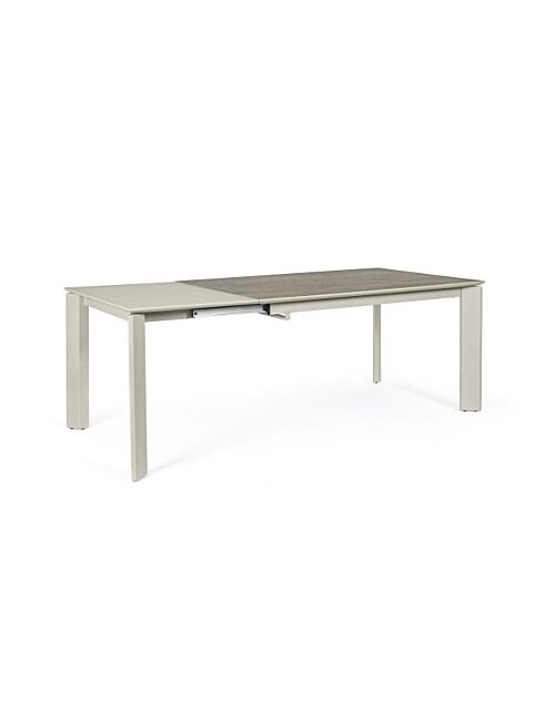 BIZZOTTO TAV ALL BRIVA GRIGIO-TORTORA 140-200X90