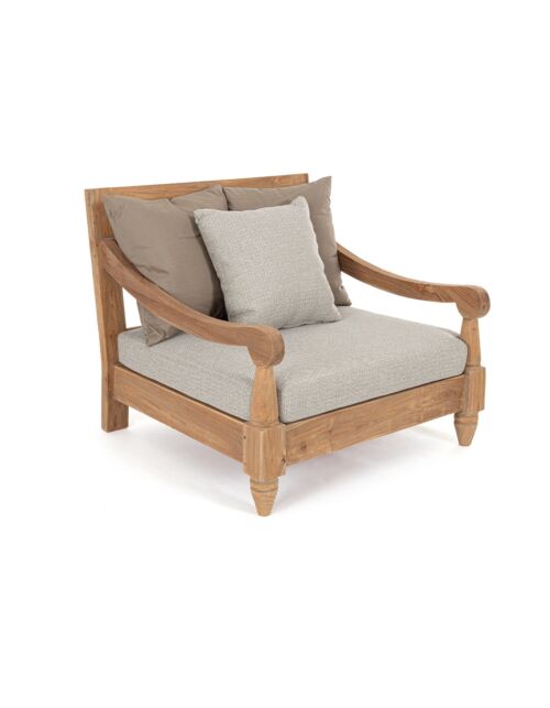 BIZZOTTO POLTRONA C-C BALI NATURAL - FSC