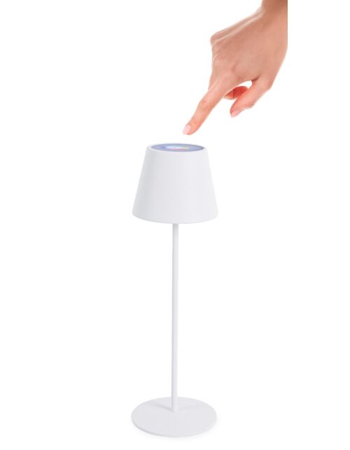 BIZZOTTO LAMPADA TAV. LED MULTICO ETNA BIANC H38