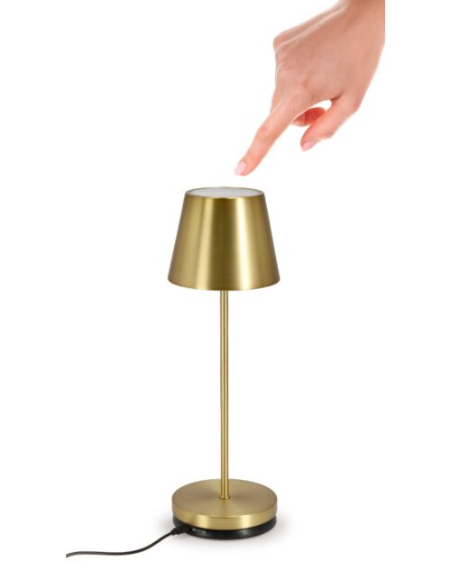 BIZZOTTO LAMPADA TAV. LED ETNA ORO H38